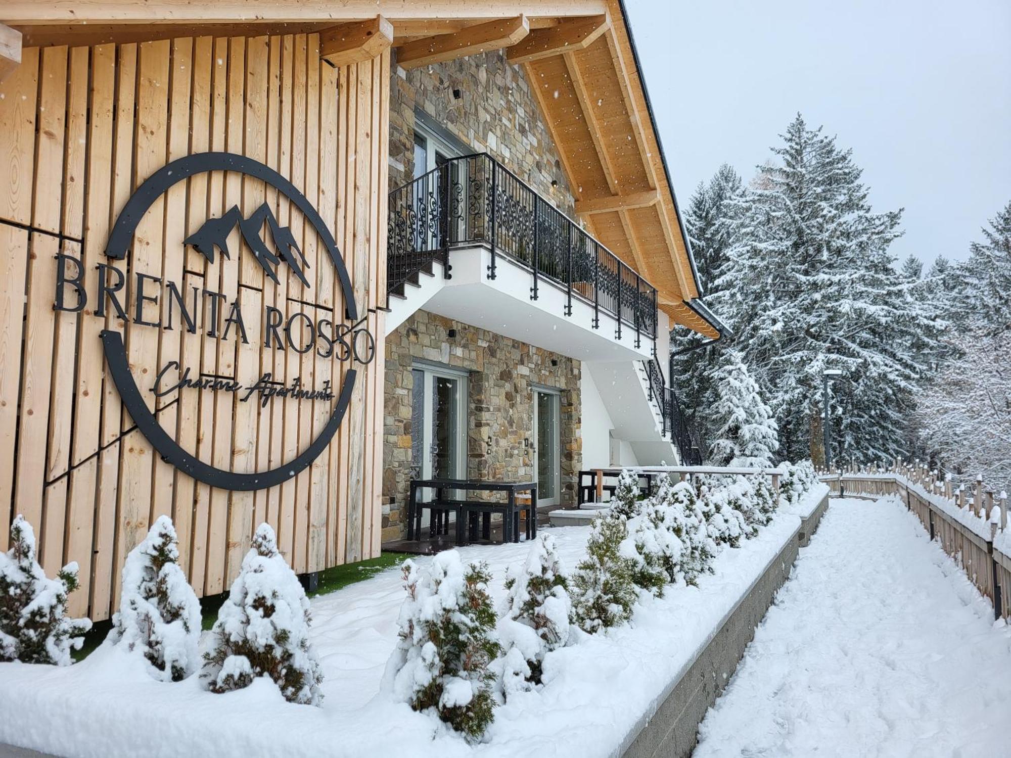 Brenta Rosso - Charme Apartments Fai della Paganella Exterior foto